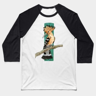 Hoopoe Baseball T-Shirt